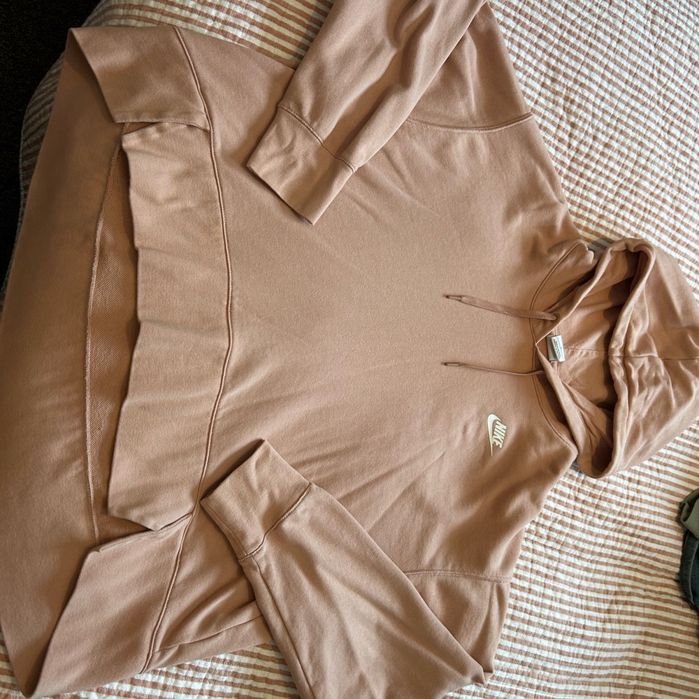 Nike Pink/Tan Hoodie 1x